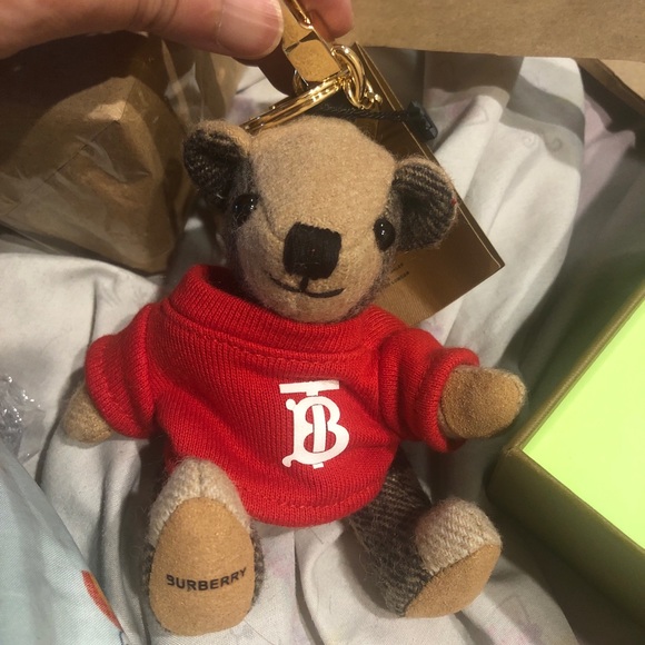 Burberry TB Sweatshirt Keychain - Picture 1 of 2